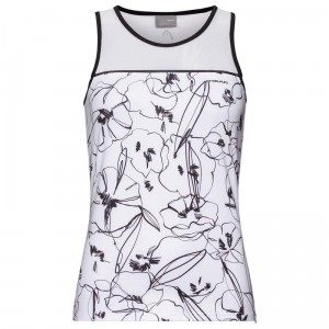 DEBARDEUR HEAD FEMME PERFORMANCE BLANC