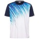 T-SHIRT HEAD GARCON SLIDER BLANC/BLEU