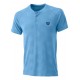 POLO WILSON POWER SEAMLESS HENLEY BLEU