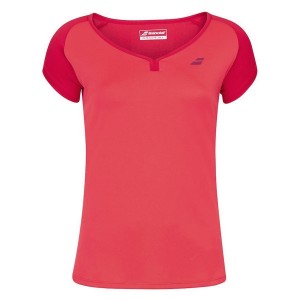 T-SHIRT BABOLAT FEMME PLAY ROUGE