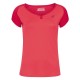 T-SHIRT BABOLAT FEMME PLAY ROUGE