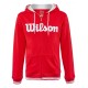 Veste Junior Mixte Wilson Script Rouge