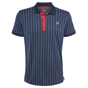 POLO HOMME FILA STRIPES MARINE