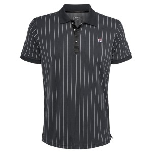 POLO HOMME FILA STRIPES NOIR