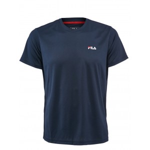 T-SHIRT HOMME FILA LOGO SMALL MARINE