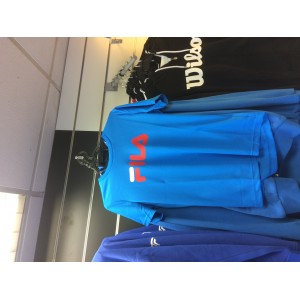 T-Shirt Garçon Fila Logo Bleu