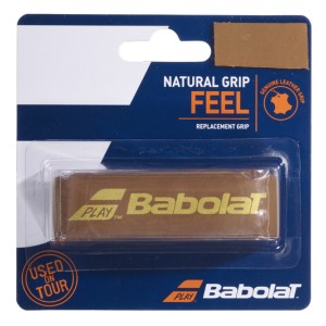 NATURAL GRIP CUIR BABOLAT MARRON