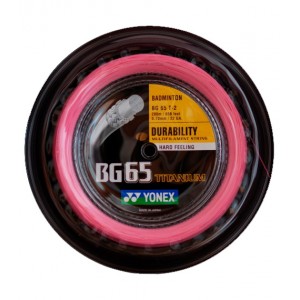 BOBINE YONEX BG-65 TITANIUM ROSE