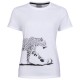 HEAD LEOPARD T-SHIRT W BLANC