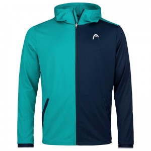 HEAD BREAKER HOODIE FZ M TURQUOISE